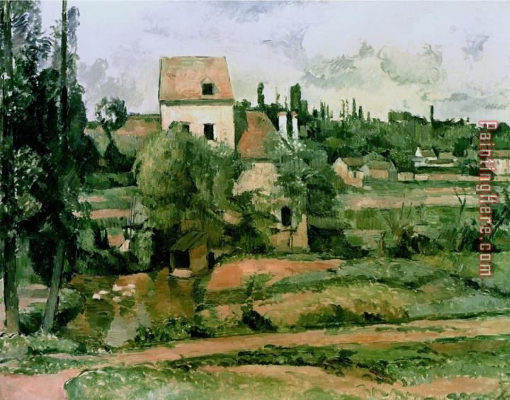 Paul Cezanne Moulin De La Couleuvre at Pontoise for Detail See 67881 1881 Oil on Canvas
